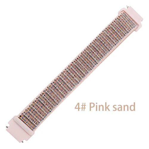 Pink sand Ремешок для mi Band 4 3 band браслет нейлоновый Браслет Смарт-часы аксессуары наручные mi Band 3 для Xiao mi band 3 4 браслет - Цвет ремешка: Pink sand