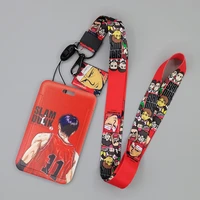 dz2404 japanese anime lanyard for keys neck strap lanyards id badge holder key chain key holder hang rope key rings accessories