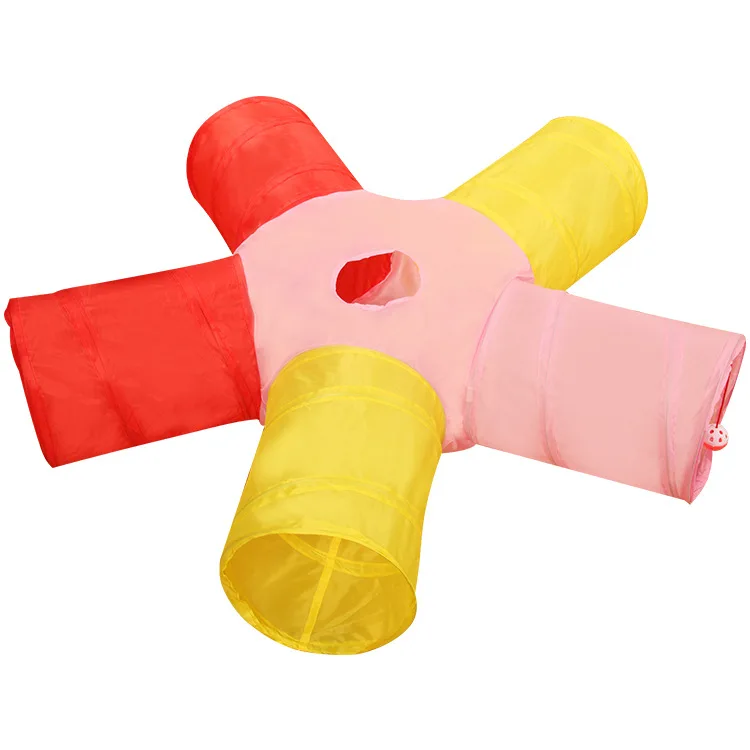 

Pet products cat toys five way cat tunnel puzzle cat toys drill barrel foldable cat channel