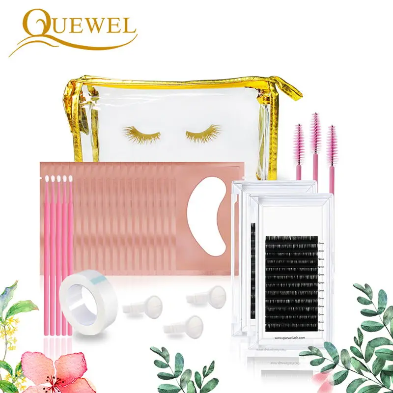 Quewel одноразовый набор для наращивания ресниц накладные инструменты накладки