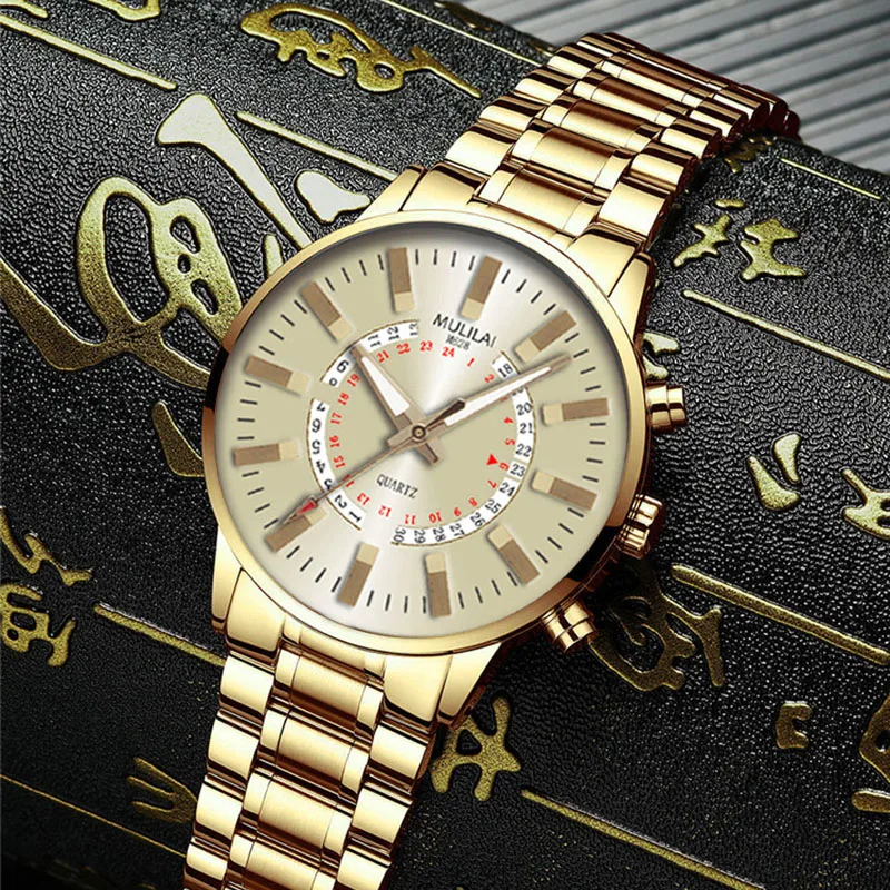 

Men's Watch Luxury Brand Stainless Steel Waterproof Quartz Watch Men's Fashion Chronograph Men's Sports watches relojes hombre