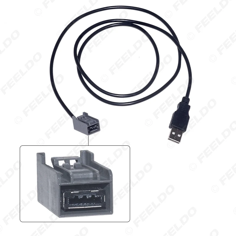Автомобильный радиоприемник FEELDO кабель AUX разъем USB 2 0 аудиокабель адаптер для Honda
