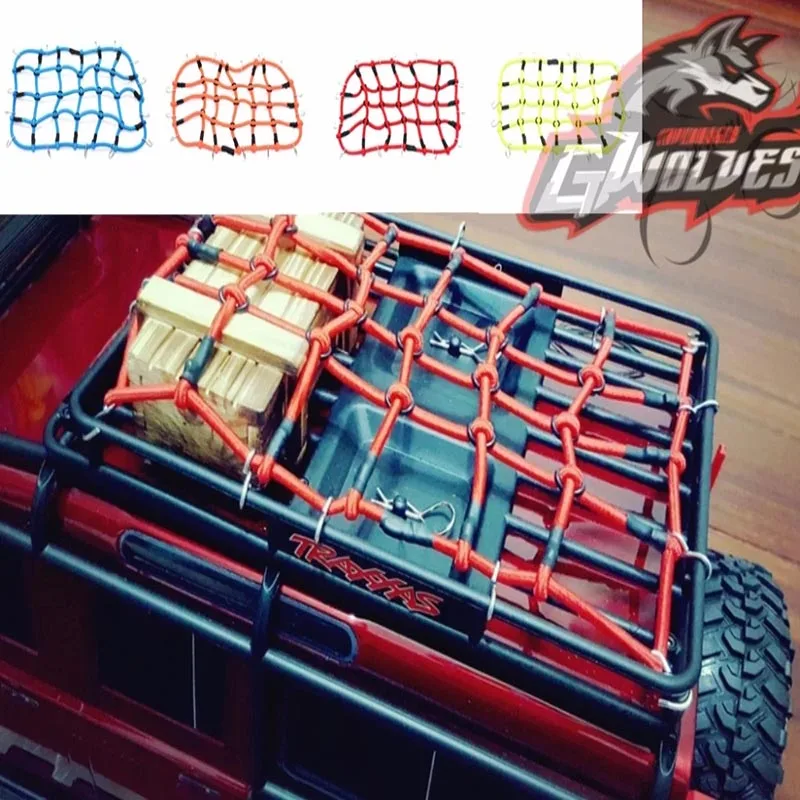 GWOLVES 1:10 RC Rock Crawler Monster truck эластичная багажная сетка для осевого SCX10 90046 Tamiya CC01 RC4WD D90