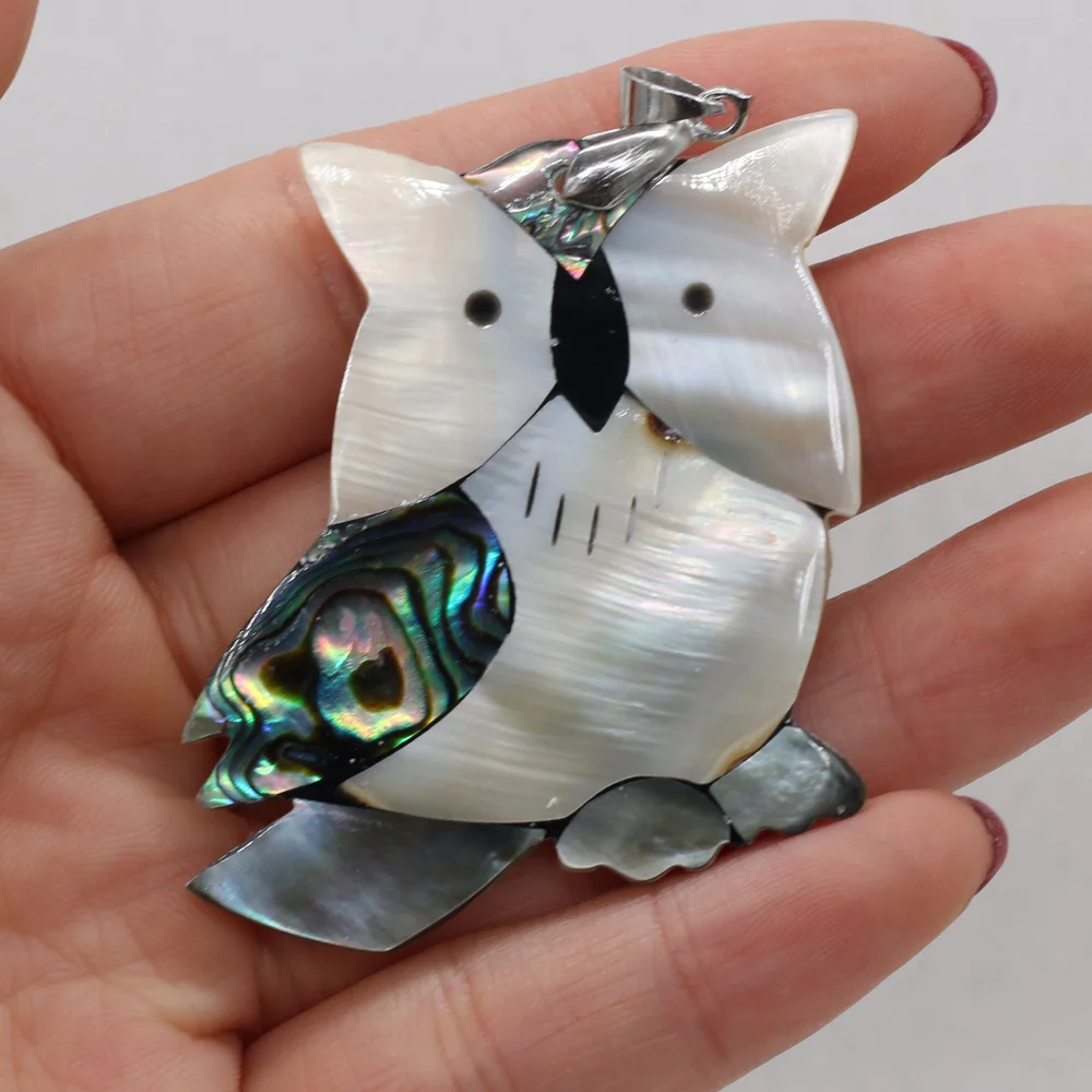 Подвеска из натуральной ракушки в форме животного перламутровая сращивающаяся