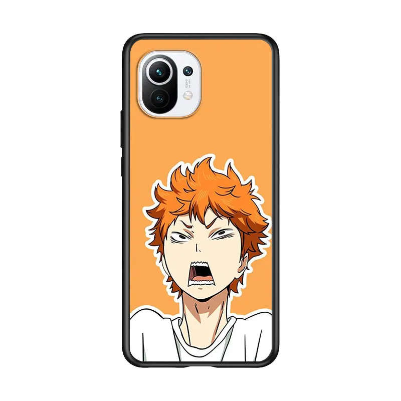 

Haikyuu Hinata for Xiaomi Mi 11 10T Note 10 Ultra 5G 9 9T SE 8 A3 A2 A1 6X Pro Play F1 Lite 5G Black Phone Case