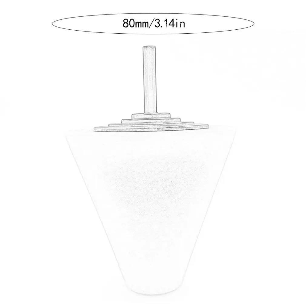 1 шт. Автомобильная полировальная губка коническая форма инструмент для ступицы