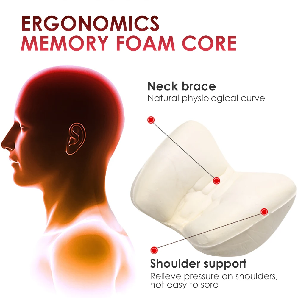 VODOOL Универсальный Автомобильный подголовник подушка для шеи пены памяти авто