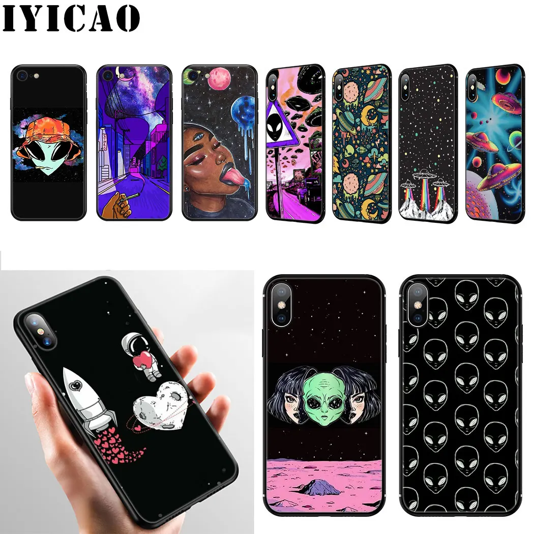 Стильная футболка с изображением персонажей видеоигр чужой космический арт