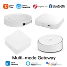 Умный шлюз Tuya ZigBee, хаб для умного дома с поддержкой Bluetooth и голосовым управлением