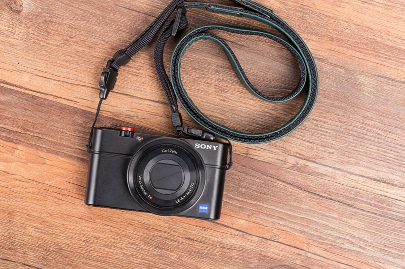 Ручной работы из натуральной кожи простой плечевой ремень для камеры DSLR шеи ремень для Nikon Z6/Z7 Canon EOS sony A7R2M2 R3A9