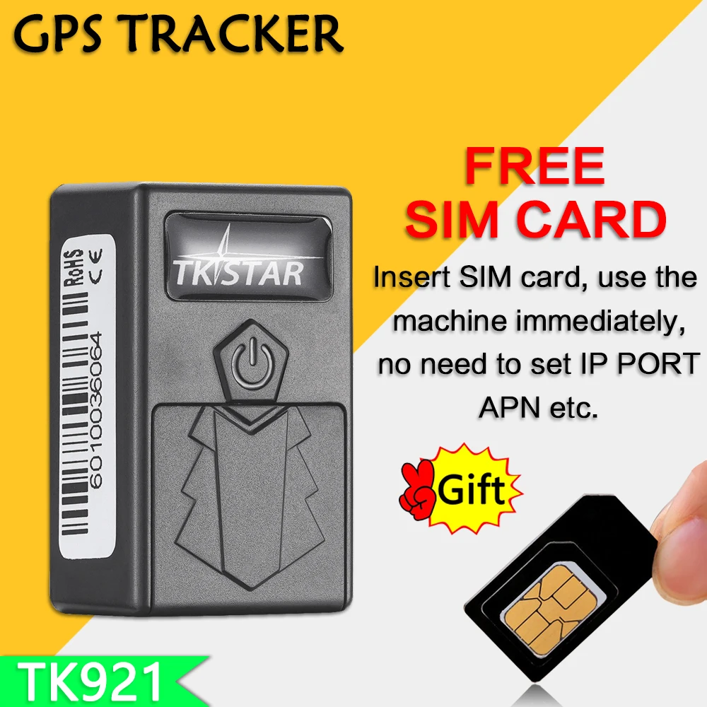 Мини GPS трекер для детей TK921 SOS устройство прослушивания сигнала локатор