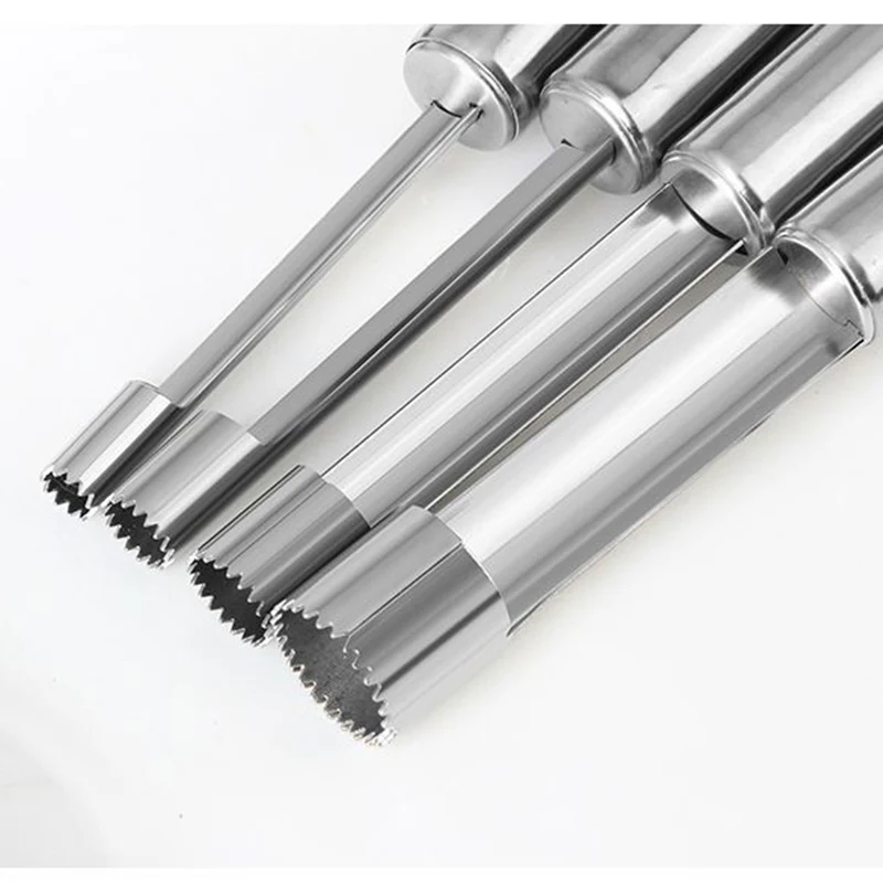 Нержавеющая сталь Фруктовый нож для удаления сердцевины и нарезания красные