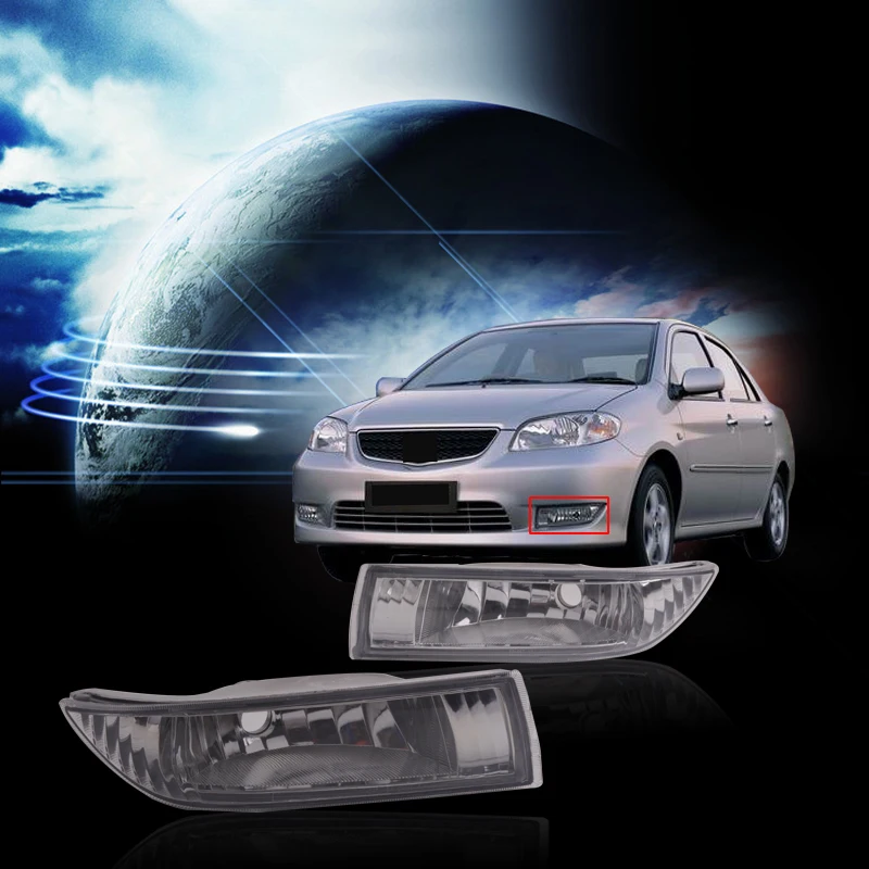 Передние бамперы CAPQX противотуманные фары для VIOS SOLUNA AXP4 2002 2003 2004 2005 81221 0D010 81220 0D010|fog