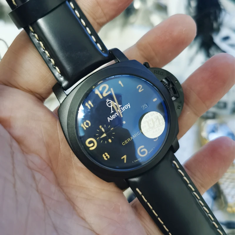 

2020 Mens Mechanical luxury watch stainless steel case black dial Top quality 1:1automatic self-winding watches AAA+