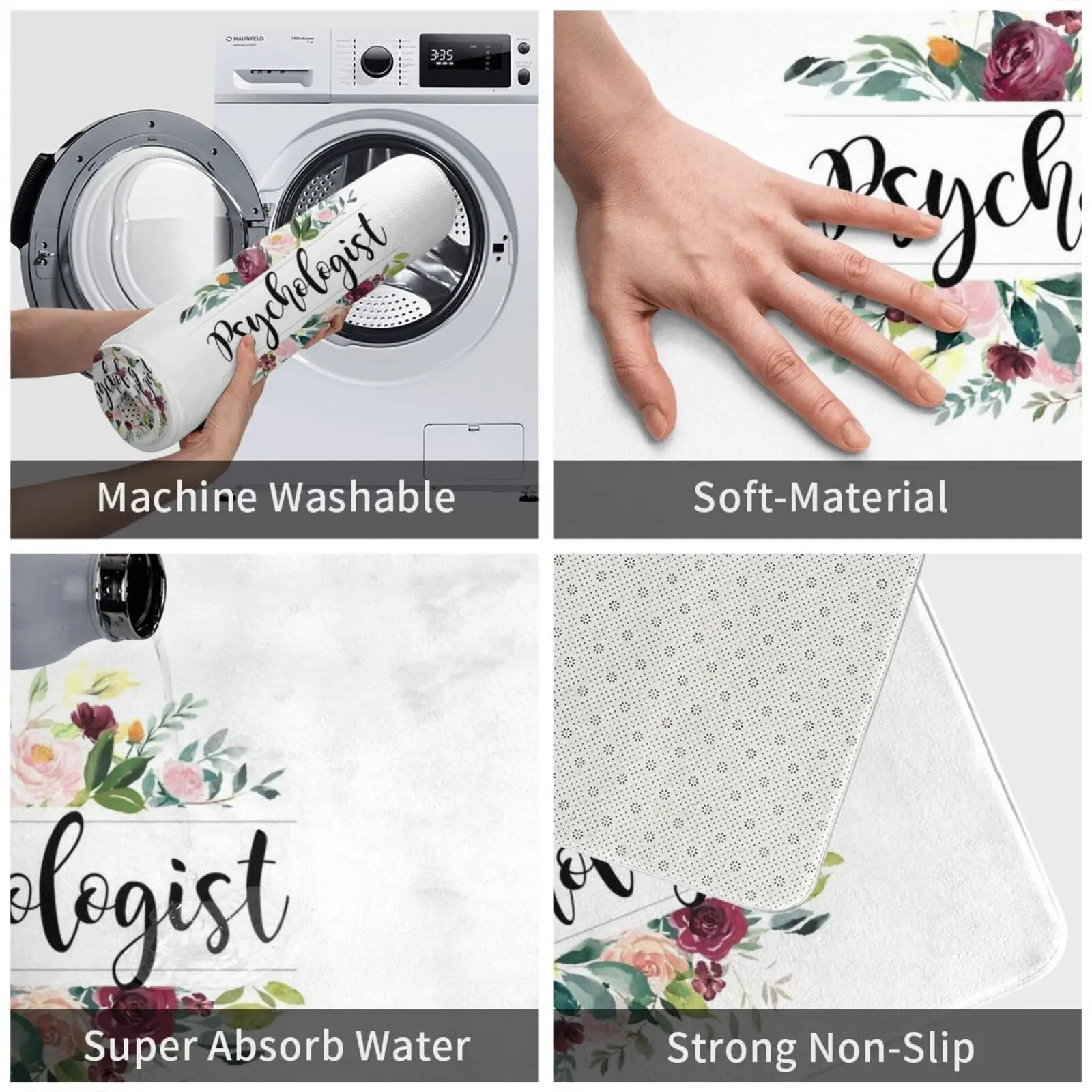 Коврик-Подушка Мягкий Нескользящий для психологических работников