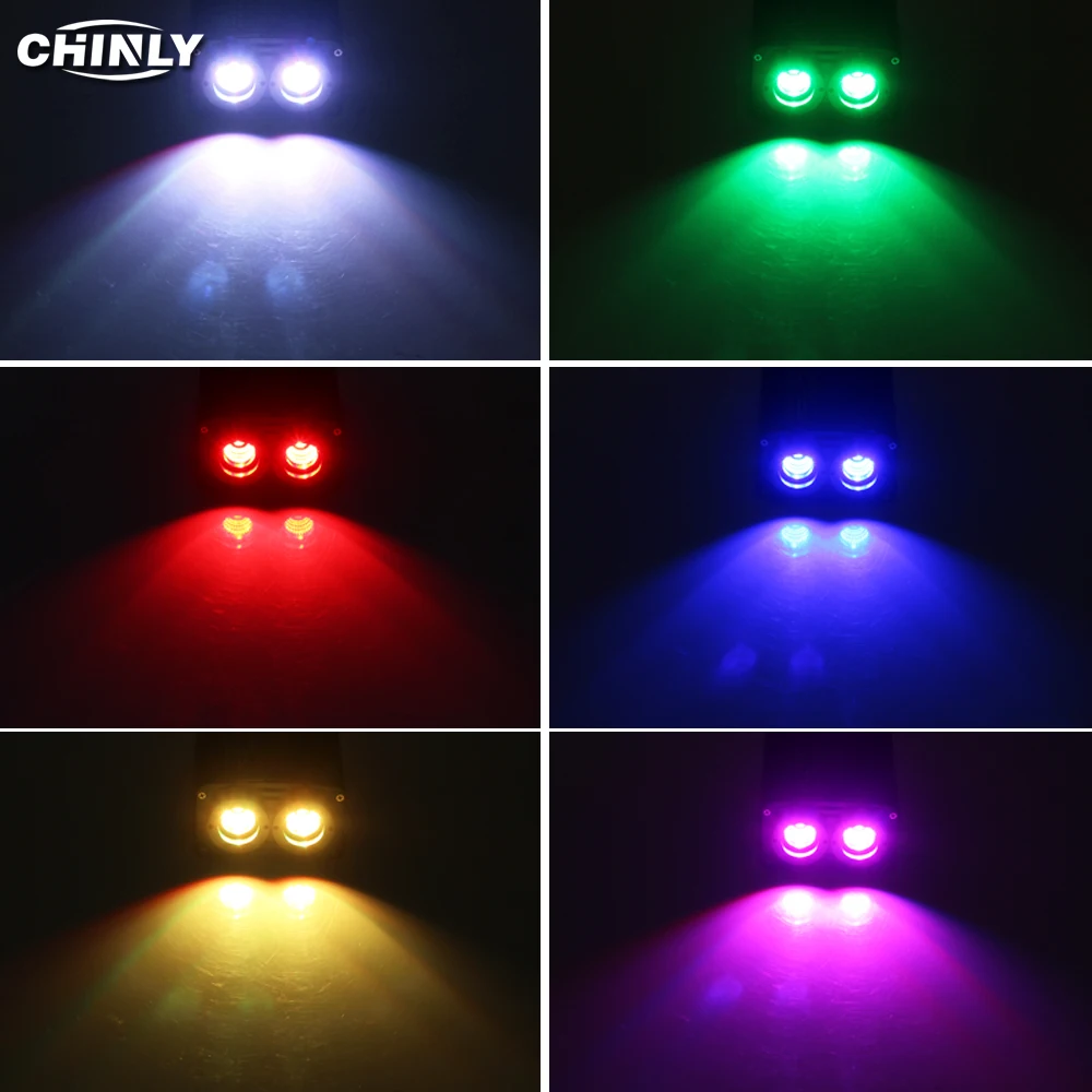 32 Вт волоконно оптический двигатель RGBW с двойными головками светодиодный