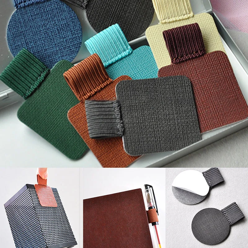 Самоклеющиеся из искусственной кожи ручка клип карандаш Эластичный петля для