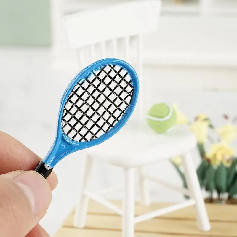 1 * Мини ракетка для тенниса + в масштабе 1:12 миниатюрная модель карманного мини