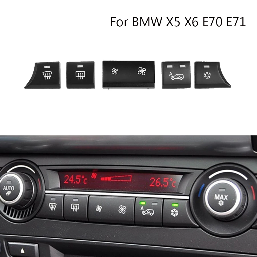

Кнопка регулировки громкости воздуха для кондиционера, кнопка охлаждения, кнопка циркуляции воздуха для BMW X5 X6 E70 E71