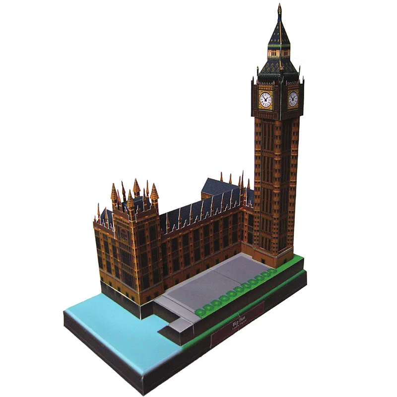 Соединенное Королевство Биг Бен мини 3D Бумага модель дома ремесла Сделай Сам