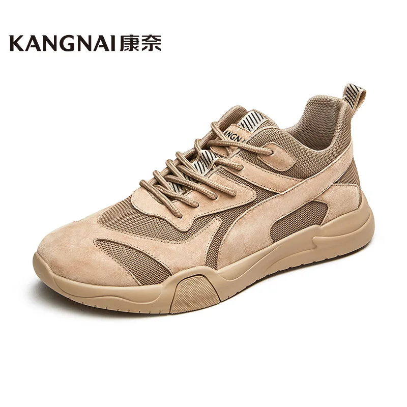 

Мужская обувь KANGNAI, повседневные кроссовки, удобная Осенняя модная рабочая обувь 2020, мужская уличная спортивная обувь