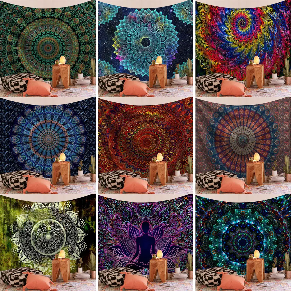 Гобелен большая настенная подвеска астрология гадания декоративная ткань Карта