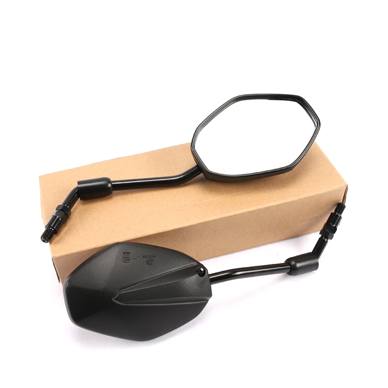 

10mm Motorcycle Rearview Mirrors,For SUZUKI Haojue DK125R/E DK150R/E HJ150-30E-30F,Rear View Mirrors Back Side