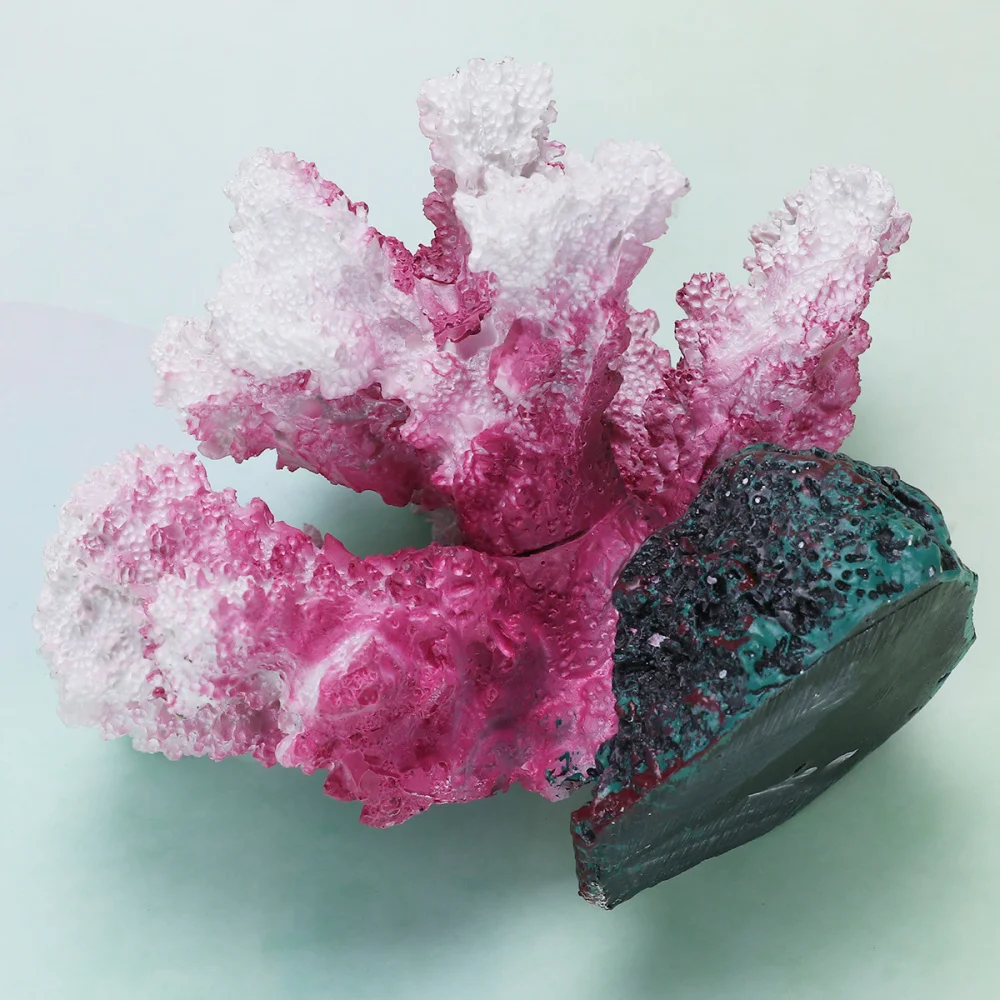 1 шт. набор для украшения аквариума кораллового цвета (фиолетовый) | Дом и сад