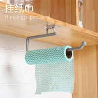 kitchen toilet paper holder bathroom towel storage rack hanger under cupboard roll tissue holder cabinet door hook holder