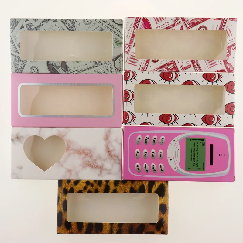 Оптовая продажа 10 наборов 50 шт упаковочная коробка для ресниц пустая посылка