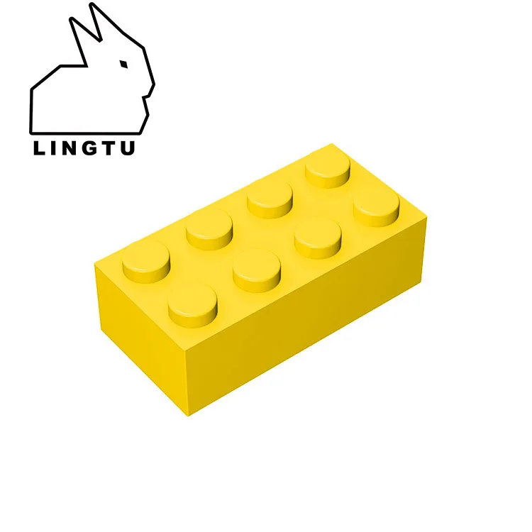 LINGTU строительный блок для бренда Fro Lego 3001 2x4 кирпичные Развивающие детские