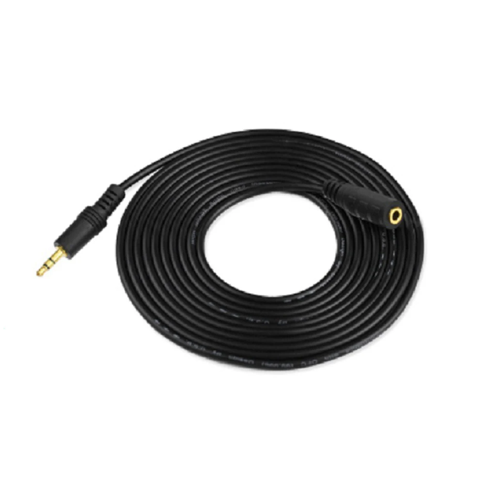 3.5mm Jack Male to Female Stereo Audio Computer Extension Cable 5m Black |