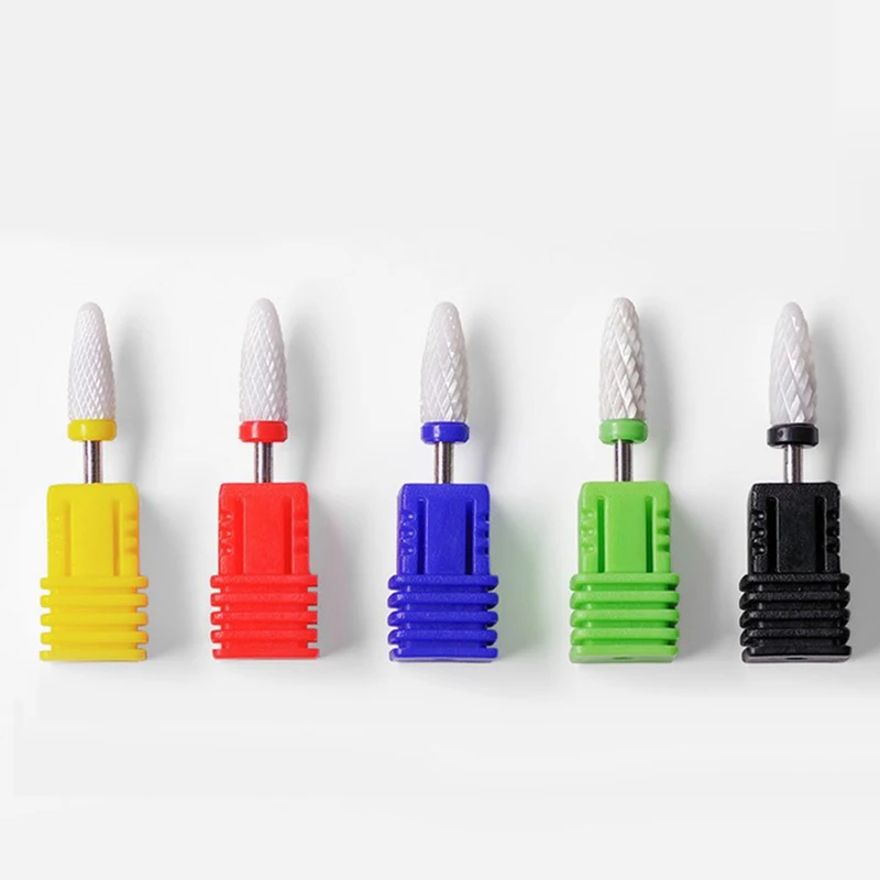 

16styles Ceramic Cuticle Clean Burr Nail Drill Bit Rotary Mills Cutter Electric Manicure Pedicure Nail Drill Machine Accessories