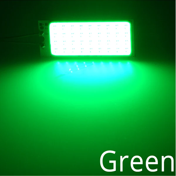 Белый красный T10 Cob 36Led Автомобильные светодиодные лампы W5w C5W C10w 194 панельные лампы для чтения Авто двери резервная лампа купольная гирлянда свет BA9S DC 12v - Испускаемый цвет: Зеленый