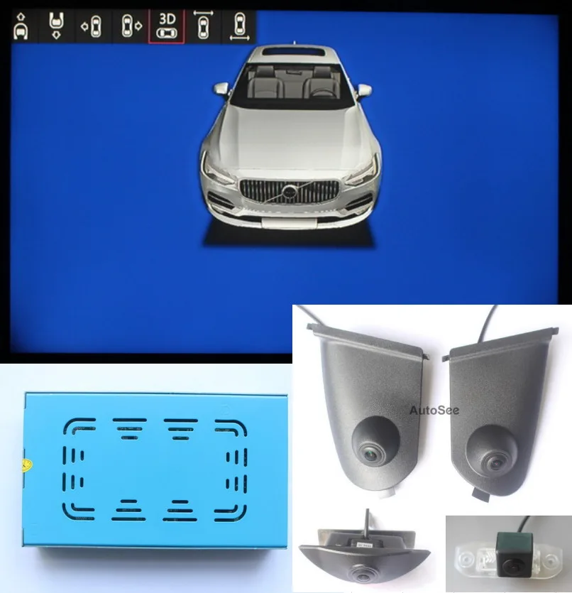 Для Volvo V60 S60 XC60 камера объемного вида 360 градусов птичий глаз SVM DVR 1080P с