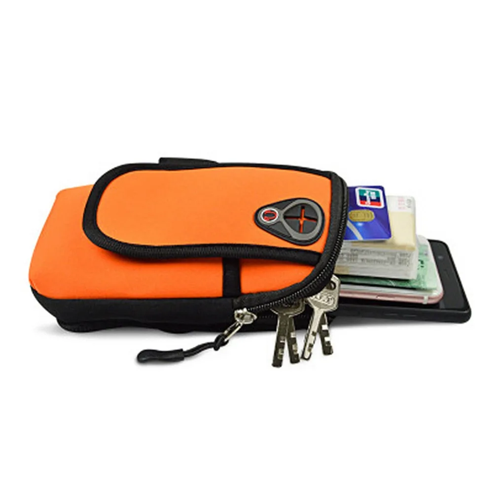 Новый Универсальный спортивный Чехол-повязка на руку для бега держатель молнии