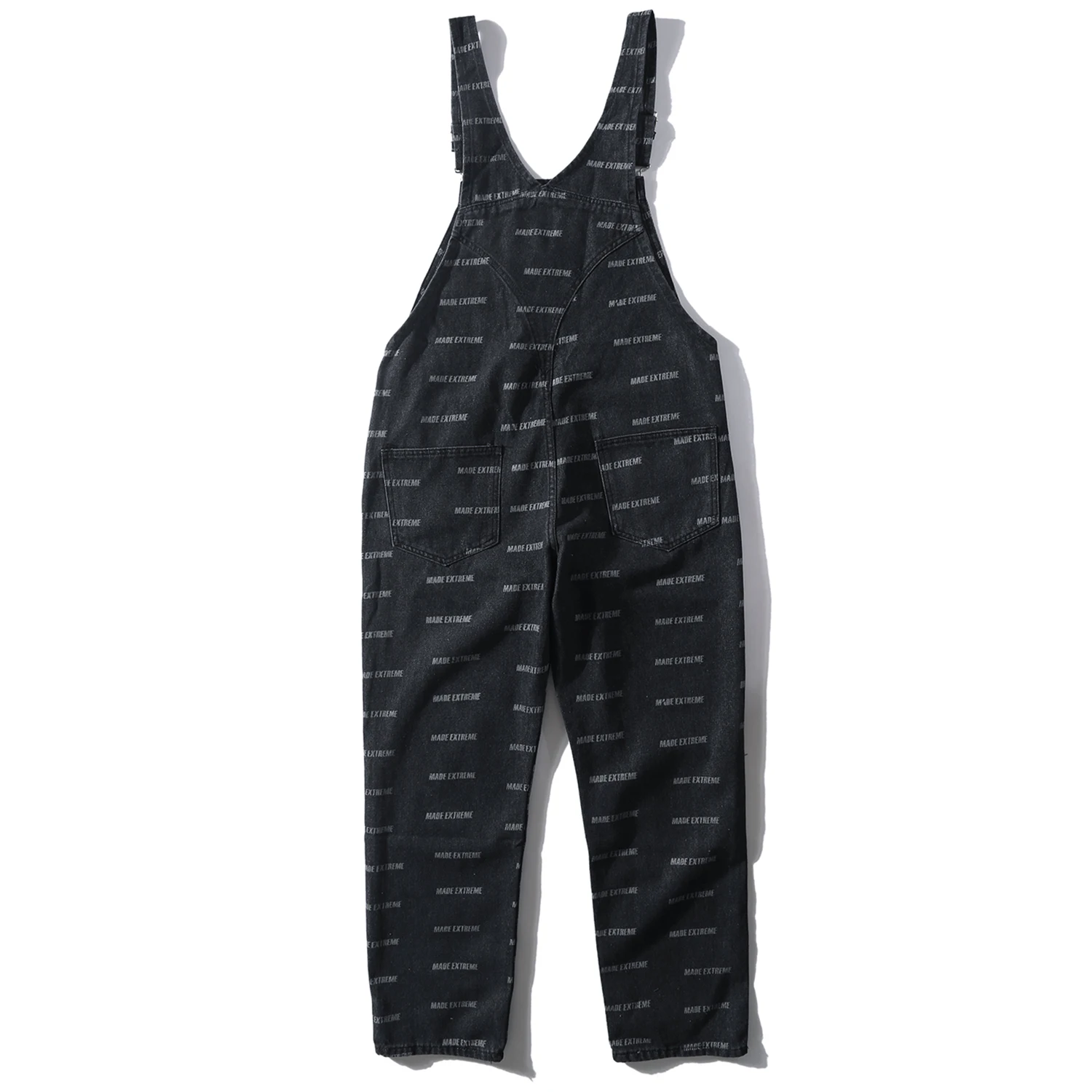 С напечатанной надписью в стиле хип хоп мужские комбинезоны карго Harajuku уличная