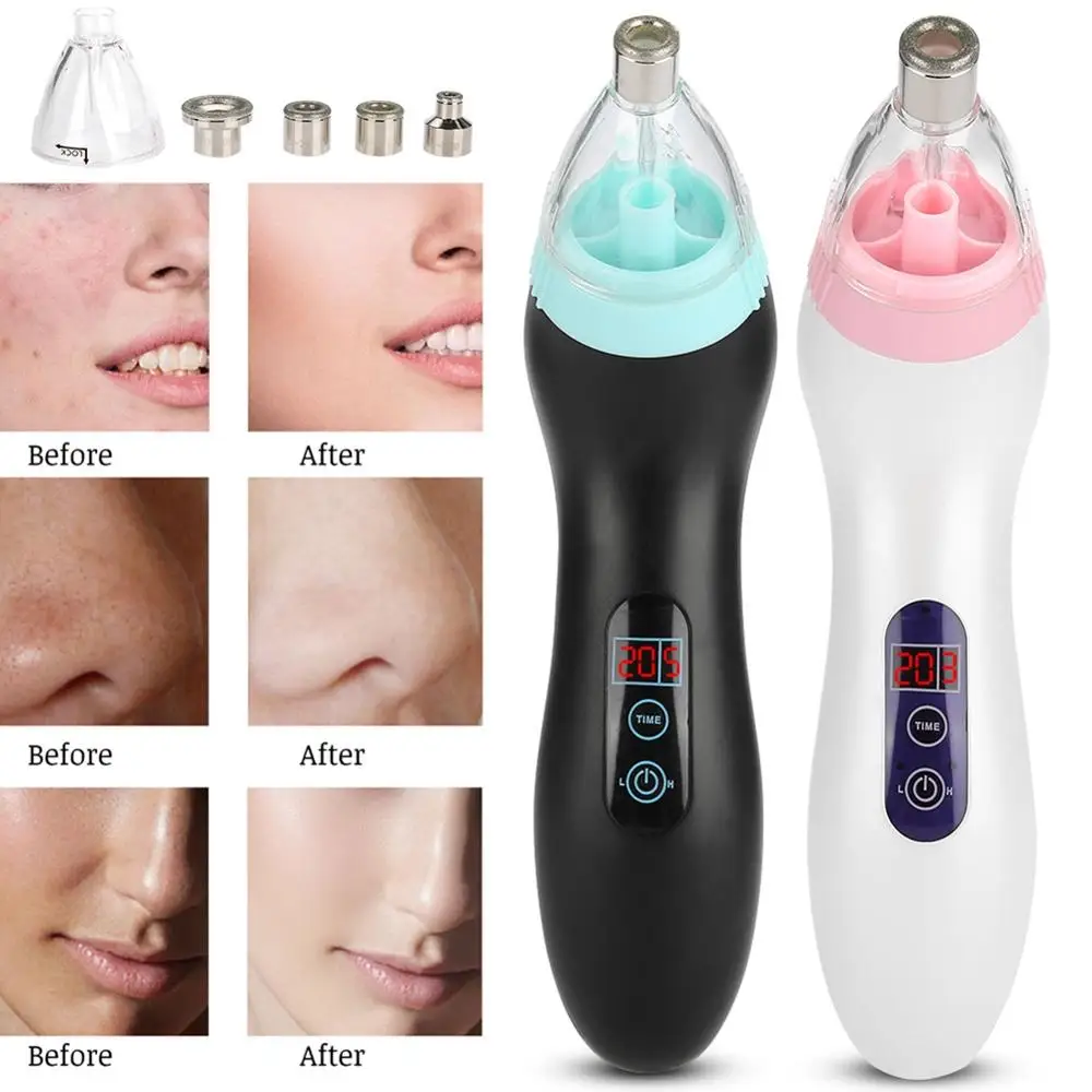 

2 Colors Microdermabrasion Skinning Machine V Face Meter Blackhead Shrink Pores Skin Regeneration Electronic Beauties Instrument