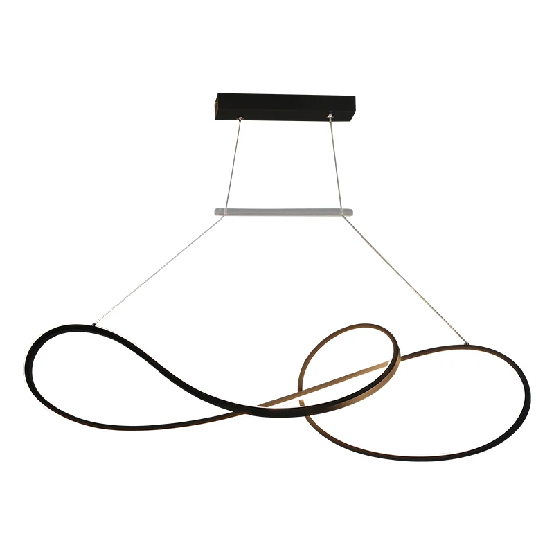 

Black Modern LED Pendant Lights Dining room kitchen AC 85-265V Hanging light fixture Luminaire colgante home LED Pendant Lamp
