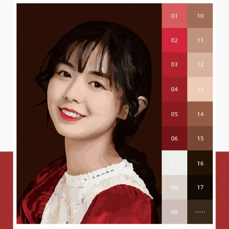 

Набор для рисования по номерам на холсте, Набор для раскрашивания «сделай сам», для украшения стен