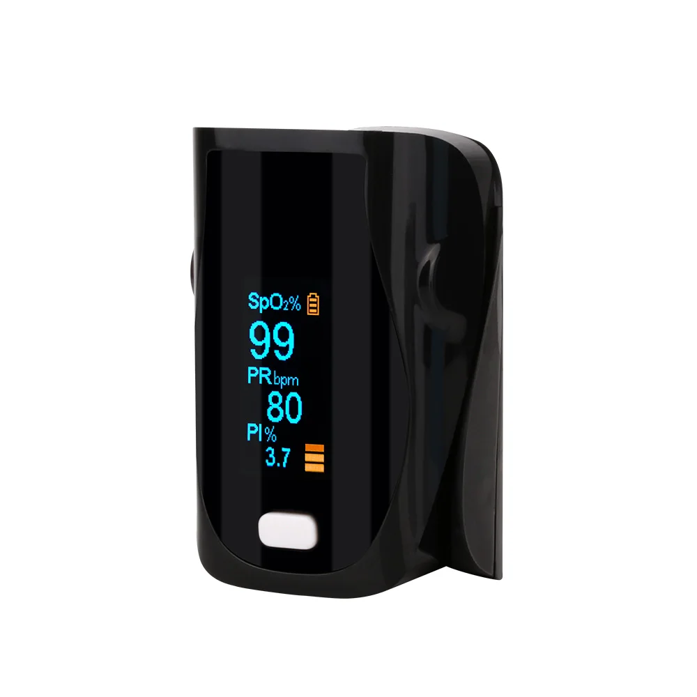 SH-K3-black-nobag RZ Пульсоксиметр для пальцев, оксиметр для измерения артериального давления, медицинский уход, pr-сигнализация, медицинское оборудование, пульсоксиметр, Пульсоксиметр - Color: SH-K3-black-nobag