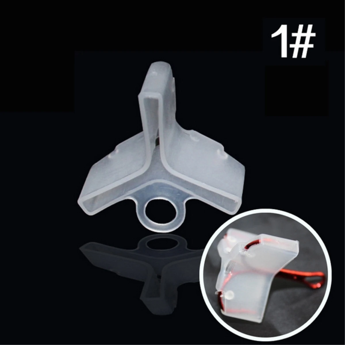 Рыболовные Крючки 50 шт./лот прочные рыболовные тройные белые чехлы шапки