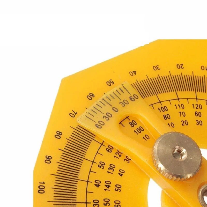 

Protractor and Angle Finder Woodworking Measurement Tool 0 to 180 Woodworking Angle Ruler Plastic Protractor
