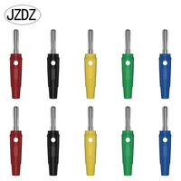 jzdz 10pcs 4mm copper banana plug electrical connector adapter j 10021