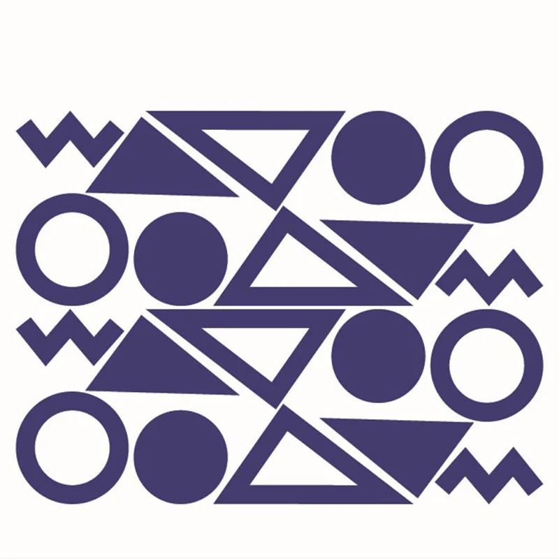 Diy круговая Геометрическая Наклейка на стену Съемная виниловая наклейка s Фреска