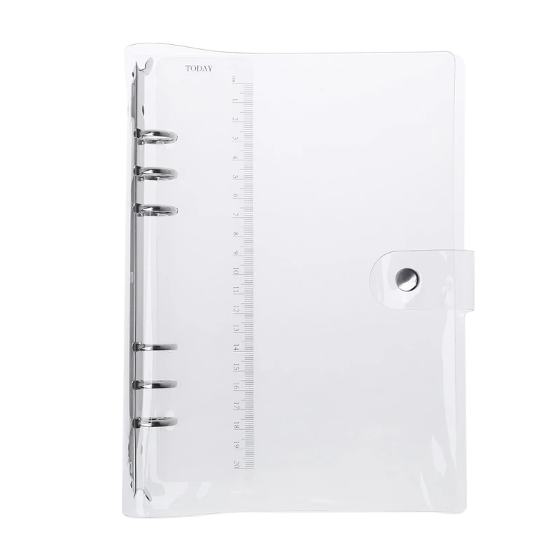 

A5/A6/A7 PVC Notebook Notepad Sheet Shell Cover File Folder 6 Holes Binder DIY