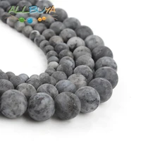 4 6 8 10mm natural stone beads black matte minerals labradorite beads for jewelry making diy bracelet accessories beads 15 inch