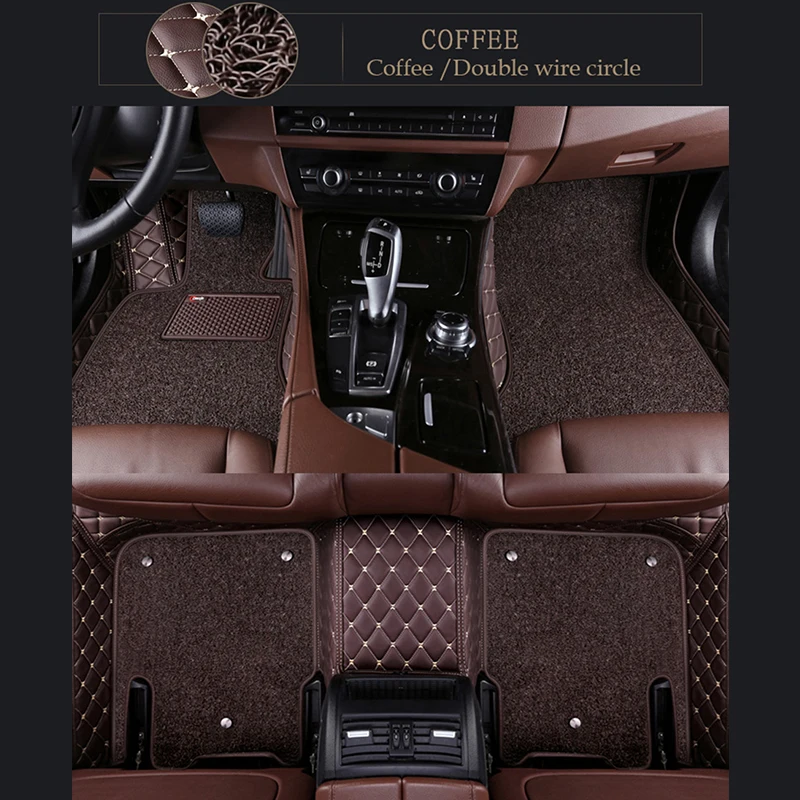 

For Citroen C4 Picasso 5 seats 2014 2015 2016 2017 2018 Car Floor Mats Carpets Decor Floorliner Leather Dash For Citron grand