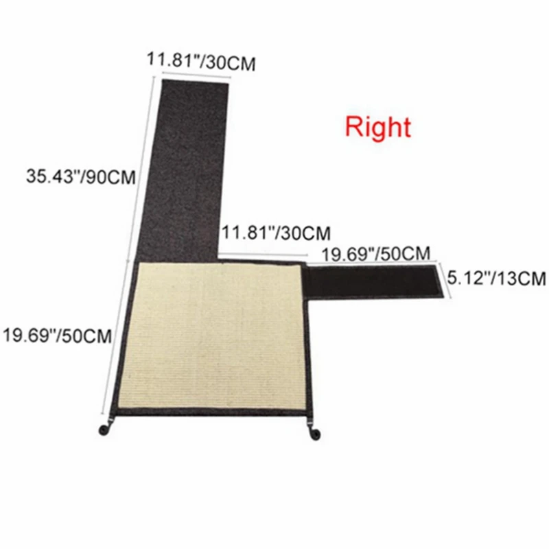 32x28x5cm Right Мебель защита кошка котенок царапина доска коврик Когтеточка из сизаля коврик забота о когтях кошка игрушка Диван Когтеточка защита - Цвет: 32x28x5cm Right