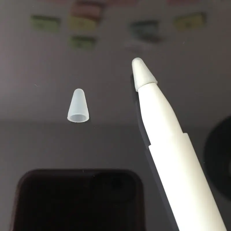 5 шт. силиконовый защитный чехол с наконечником для Apple Pencil 1-го 2-го стилуса |